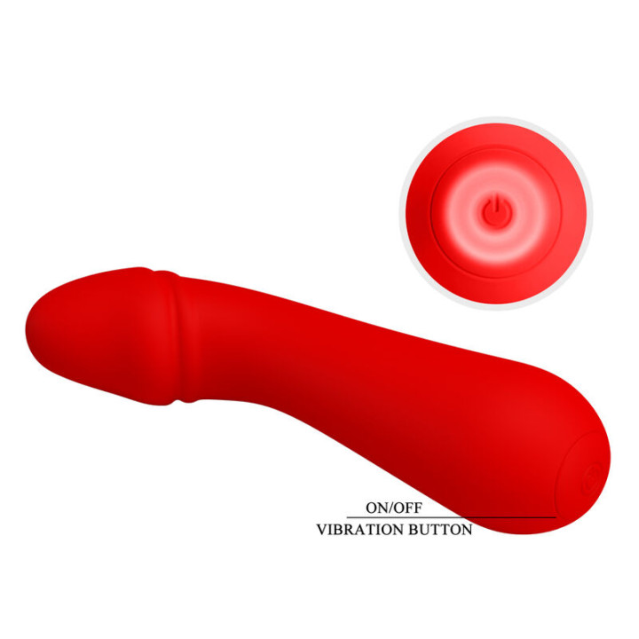 Pretty Love - Vibrateur Rechargeable Cetus Rouge