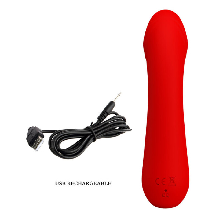 Pretty Love - Cetus Wiederaufladbarer Vibrator Rot