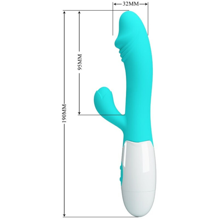 Pretty Love - Vibratore Snappy g-Spot Verde Acqua