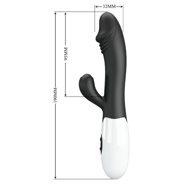 Pretty Love - Vibrateur Snappy g-Spot Noir