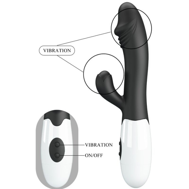 Pretty Love - Snappy g-Spot Vibrator Black
