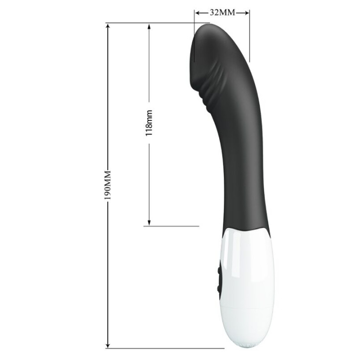 Pretty Love - Elemental Vibrador g-Spot 30 Modos Preto