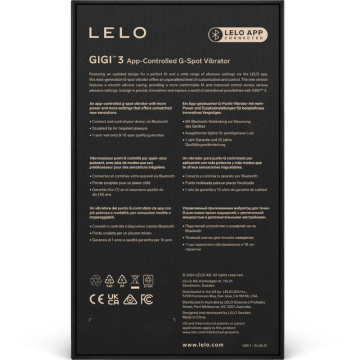Lelo - Gigi™ 3 g-Spot-Vibrator Rosa