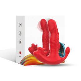 Armony - Vibrateur Anal Culotte Stimulateur Point c et g Télécommande Rouge