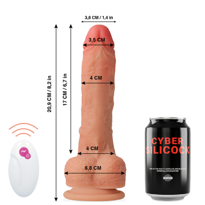 Cyber Silicock - Controle Remoto Realístico Master Huck 20.9 cm -o- 4 cm