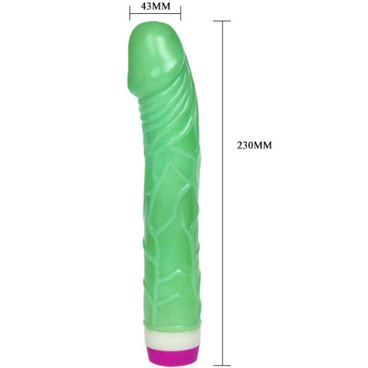 Baile - Wibrator Fale Przyjemnosci 23 cm Zielony
