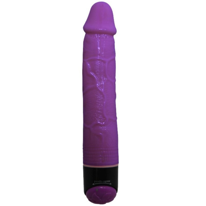 Baile - Vibrador Realista Sexo Colorido Lils 23 cm