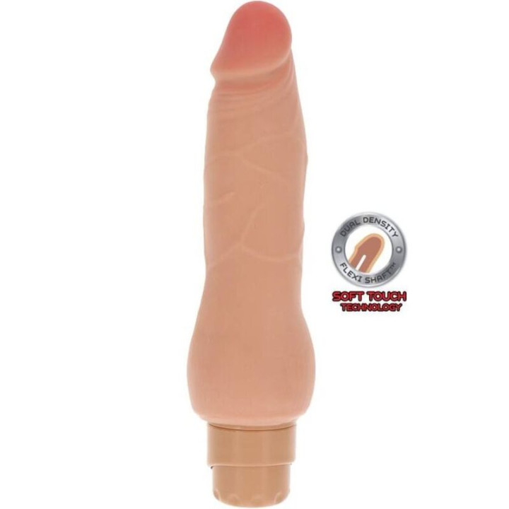 Get Real - Glatte Vibratorhaut Mit Dual Dichte