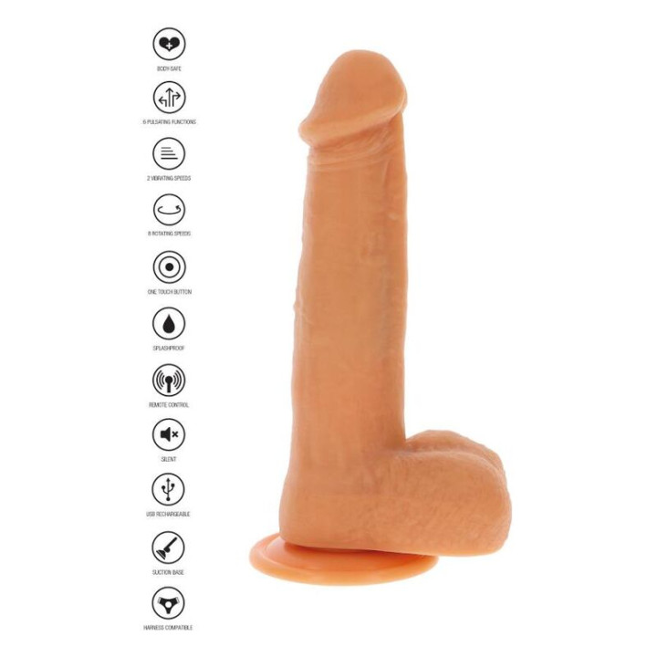 Get Real - Peau de Gode Vibrant Billes Rotatives
