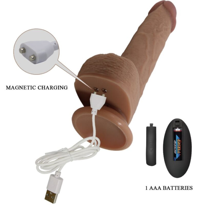 Pretty Love - Vibrador Tommy Realistic Dildo 22.5 cm