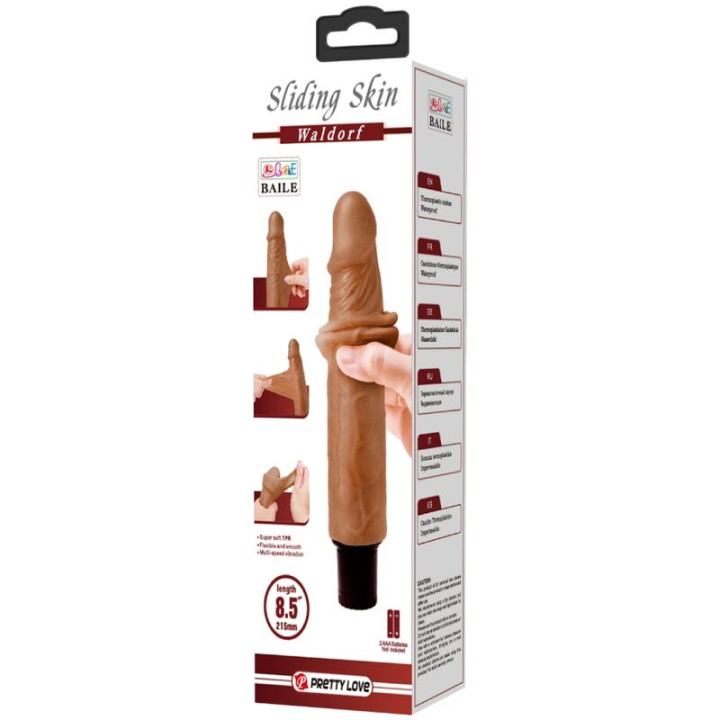 Pretty Love - Waldorf Vibratore Realistico 18 cm -o- 4 cm
