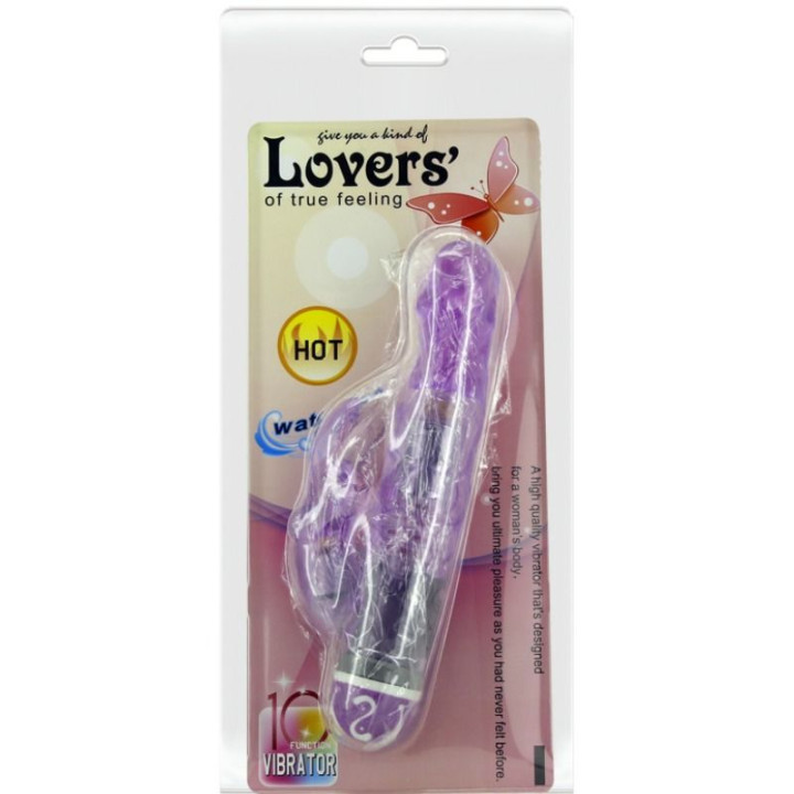 Baile - Vibrateurs de Multivitesses Avec Lapin Lilas