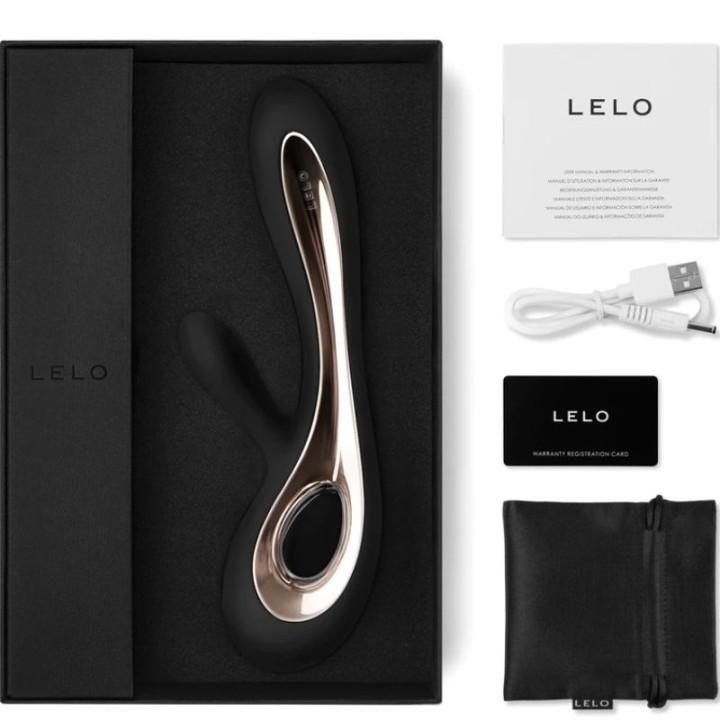 Lelo - Wibrator Soraya 2 Black Krolik