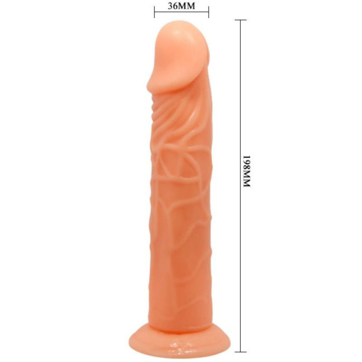 Baile - Gode Réaliste Vive 19.8 cm Couleur Naturelle
