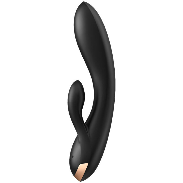 Satisfyer - Double Flex Vibrator App Schwarz