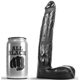 All Black - Gode Réaliste 21 cm