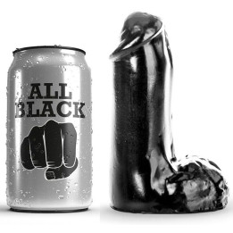 All Black - Dildo Realistic 13 cm