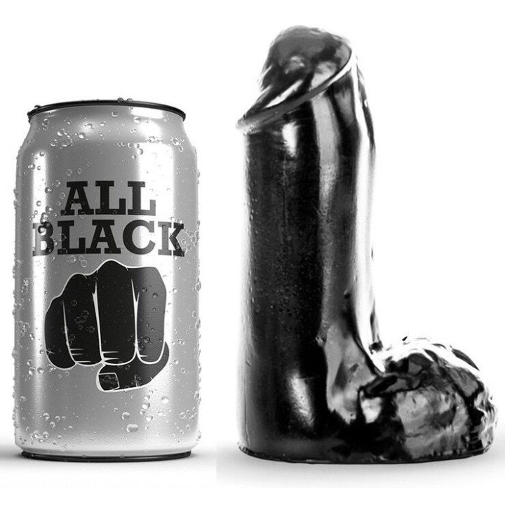 All Black - Dildo Realístico 13 cm