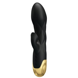 Pretty Love - Vibrador de Luxo Banhado a Ouro Recarregvel Preto
