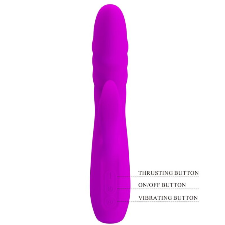 Pretty Love - Vibrador de Coelho Recarregvel Melanie Roxo