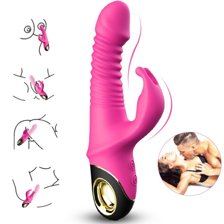 Armony - Wibrator Zing Dildo Królik Fuksja