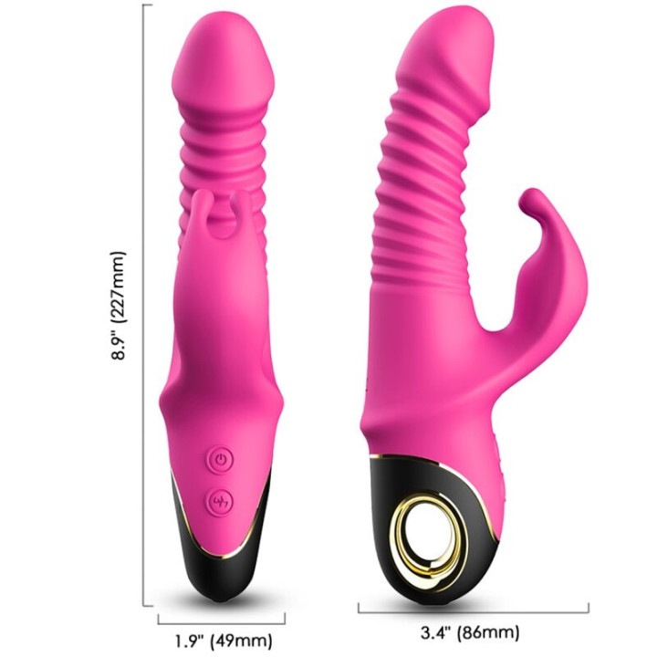 Armony - Vibratore Zing Dildo Coniglio Fucsia