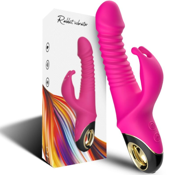 Armony - Wibrator Zing Dildo Królik Fuksja