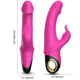 Armony - Wibrator Dildo Meteror Rotator Królika Fuksja