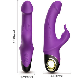 Armony - Meteror Dildo Wibrator Królik Fioletowy