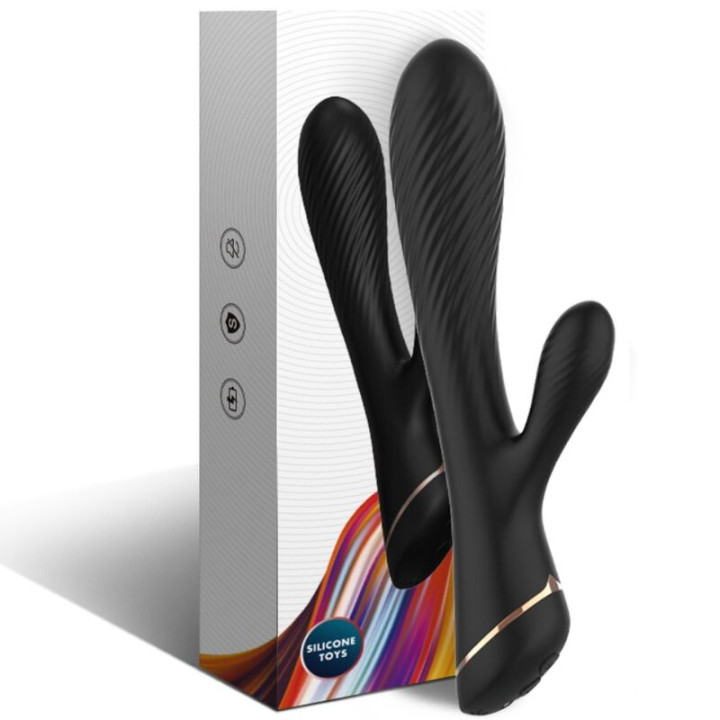 Armony - Vibratore Rabbit in Silicone Nero