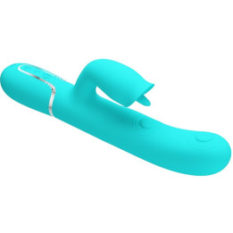Pretty Love - Vibrateur Lapin à Lécher Vert Aqua
