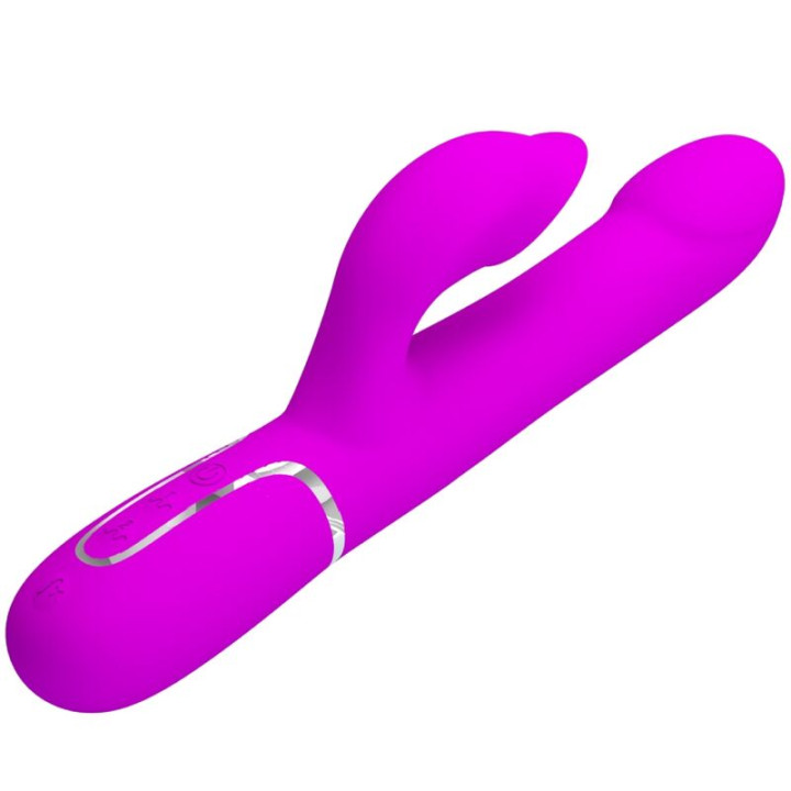 Pretty Love - Vibrateur Rabbit Perles Violet