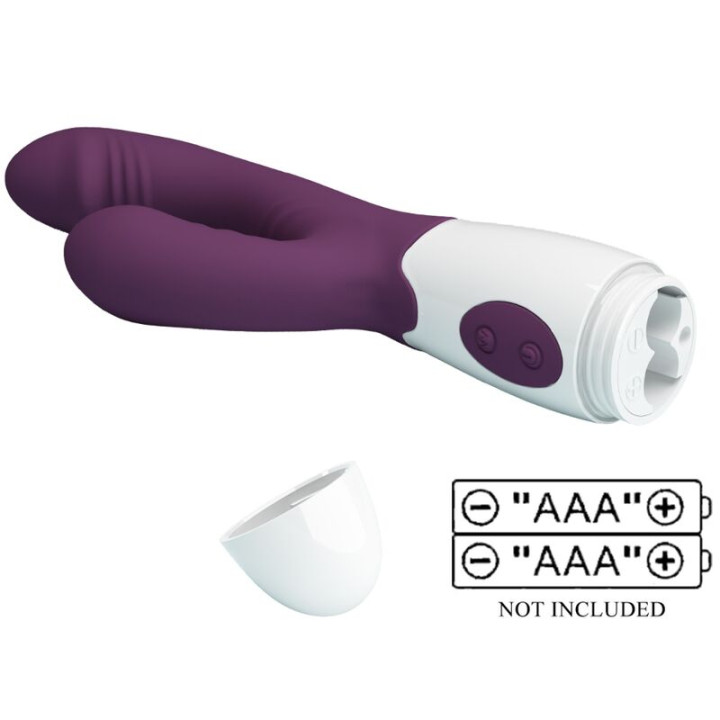 Pretty Love - Andre Vibratore Rabbit e Stimolatore Punto g Viola